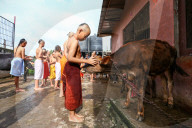Janai Purnima Festival Celebration In Nepal.