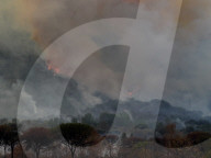 Vesuvius Park Fire: Vegetation Still Burning After Sunset