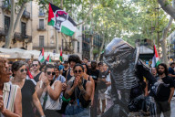 Global Movement To Gaza: Demonstration In Barcelona, Spain