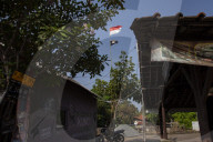 Japanese Anime Flag Ahead Of Indonesian Independence Day