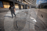 A Russian Drone Hits The Sumy Regional State Administration Building