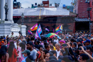 Members Of The LGBTQ+ Community Are Participating In A Gai Jatra Parade In Nepal