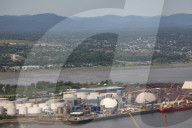 Elevated View Of Quebec City And The Surrounding Area