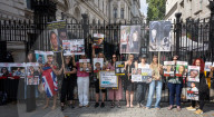 Stop The Hate pro Israel vigil outside 10 Downing Street, Westminster, London, Great Britain 
14th August 2025