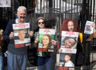 Stop The Hate pro Israel vigil outside 10 Downing Street, Westminster, London, Great Britain 
14th August 2025