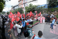 Nepal Communist Party Rally Against US Grant Project MCC