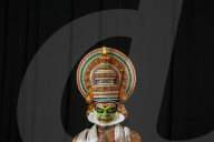 Indian Artists Perform Kathakali Dance On 79th Independence Day Of India