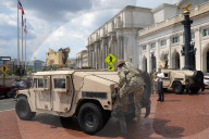 National Guard Troops At Union Station