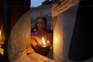 Nepali Devotees Circumambulate Bagh Bhairav Temple Marking Birthday Of Hindu God