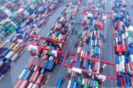 Qingdao Port Yard Foreign Trade Container