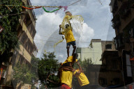 Dahi-handi Festival On Janmashtami In India. 