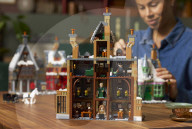 Giant Harry Potter Hogsmeade village LEGO set