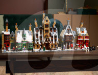 Giant Harry Potter Hogsmeade village LEGO set