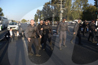 Ultra Orthodox Jewish Men Protest Against Recruitement Bill