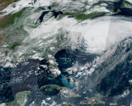 Hurricane Erin Category 2 Turns Northeast