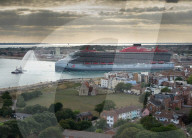 Brilliant Lady Cruise ship sails from Portsmouth