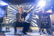 Los Campesinos !, performs live at Green  Man Festival , Brecon Beacons, Wales, UK,  on 15  August  2025
