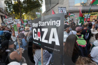 Famine Protest at Israeli Embassy London
