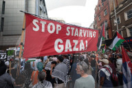 Famine Protest at Israeli Embassy London