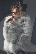 Suki Waterhouse performs at Leeds Festival 2025