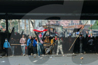 Protest Ended In Riots In Jakarta, Indonesia