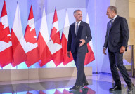 Tusk Hosts Carney In Warsaw For Partnership Talks