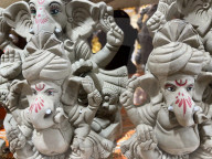 Preparations For The Ganesh Chaturthi Festival In Canada