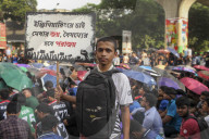 Protest In Dhaka.