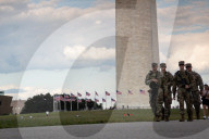 Armed troops patrol Washington, DC