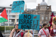 Drop Bonds Not Bombs Demonstration in Glasgow