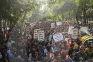 Protest In Bangladesh.