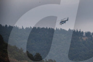 Five Canadairs Deployed Against Châtillon-en-Diois Wildfire