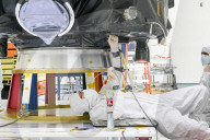 NASA Prepares IMAP Spacecraft For Encapsulation Ahead Of Launch