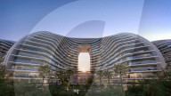 Wave-inspred development on luxury man-made island
