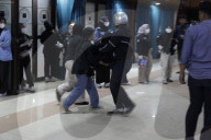 Medical Treatment For Protesters In Bandung