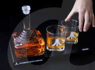 Atari joystick shaped whisky decanter