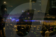 Riots In Front Of The House Of Representatives Building In Jakarta, Indonesia