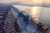 Qingdao Port Container Trade