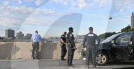 Person Jumps Into Water Near George Washington Bridge In New York City