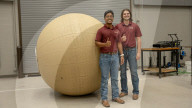 Robot ball to explore the rugged Moon surface