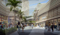 Mountain-inspired docklands development