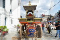 Preparations For Indra Jatra 2025 In Kathmandu, Nepal