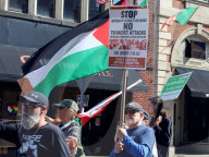Labor Day Protest Support Palestinians