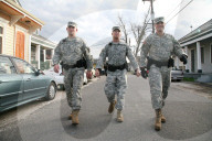 US National Guard deployed to New Orleans after Hurricane Katrina