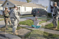 US National Guard deployed to New Orleans after Hurricane Katrina