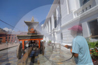 Nepal's Kathmandu Durbar Square Gets Decked Up For Upcoming Indra Jatra Festival