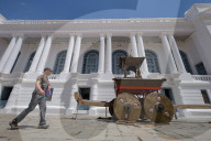 Nepal's Kathmandu Durbar Square Gets Decked Up For Upcoming Indra Jatra Festival