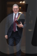Prime Minister Kier Starmer Leaving For PMQs