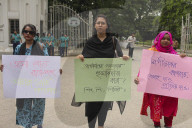 Protest In Bangladesh.