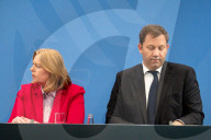 Press Conference after Government Coalition Board Meeting in Berlin
